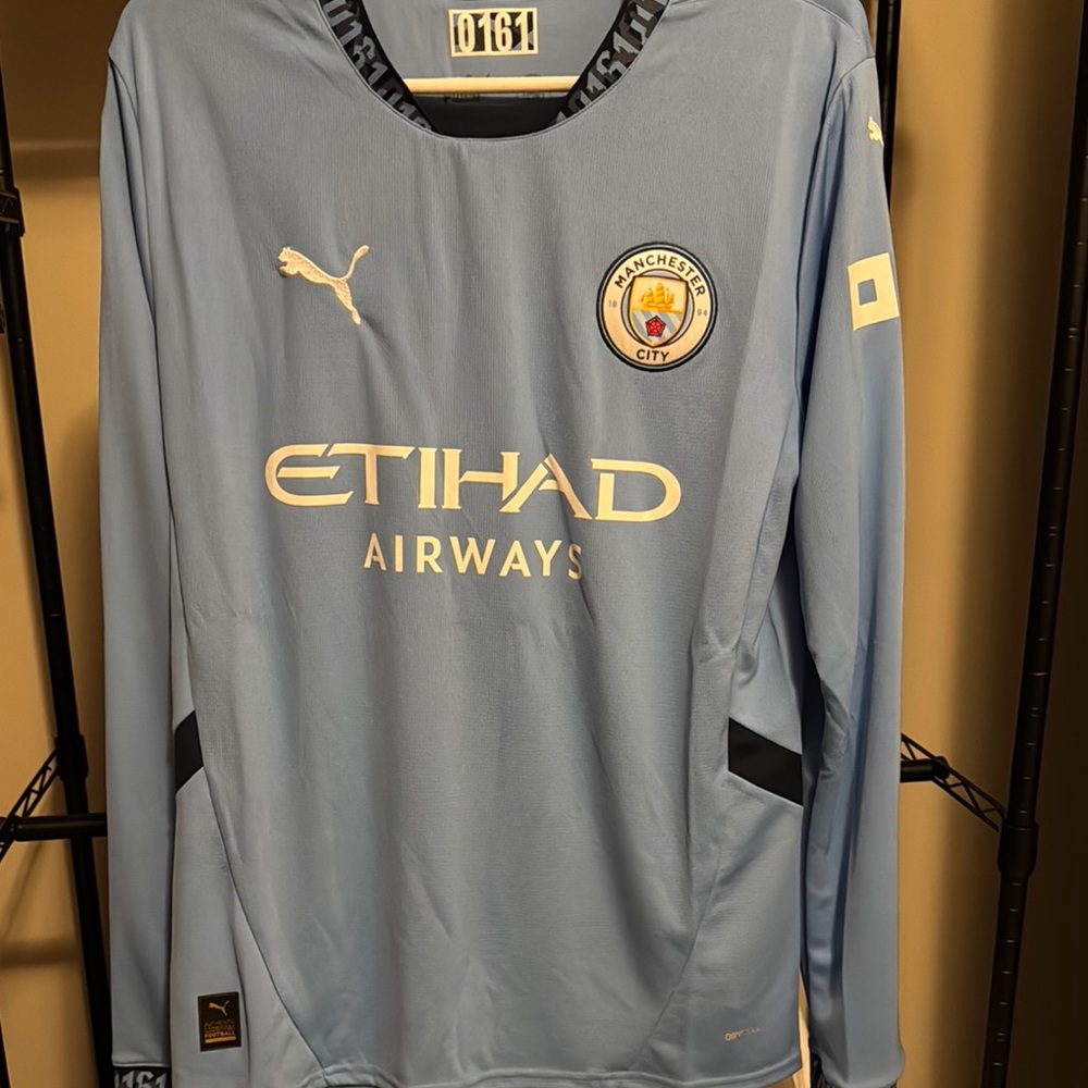 Puma Manchester City Sky Blue Football Shirt